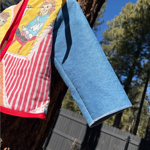 Vintage Colorful Patchwork Raggedy Ann Doll Jacket - Picture 5 of 6